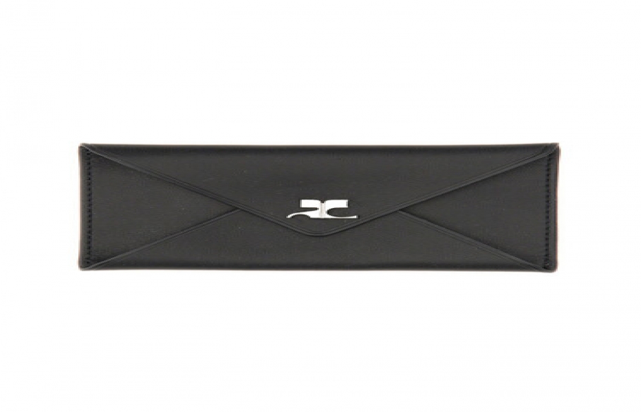 Courreges Leather Envelope Cardholder