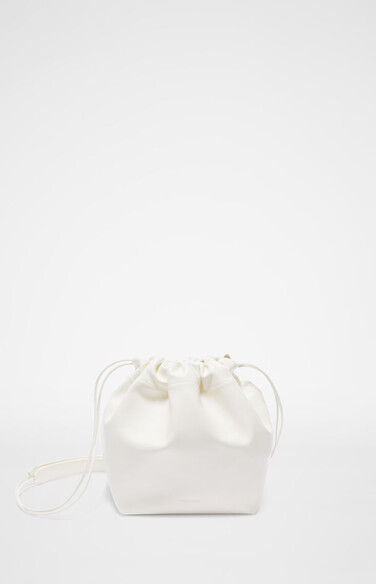 Jil Sander Drawstring Sm Bag White