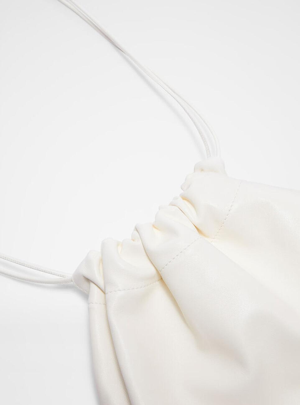 Jil Sander Drawstring Sm Bag White