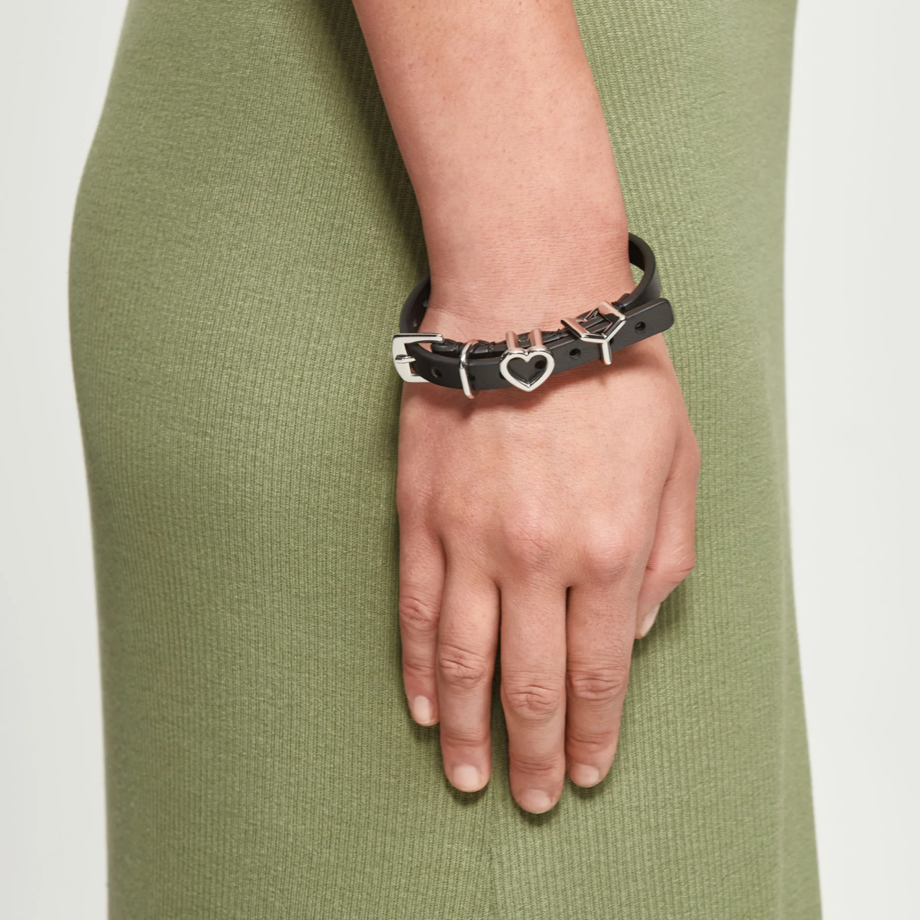 Y Heart Belt Bracelet