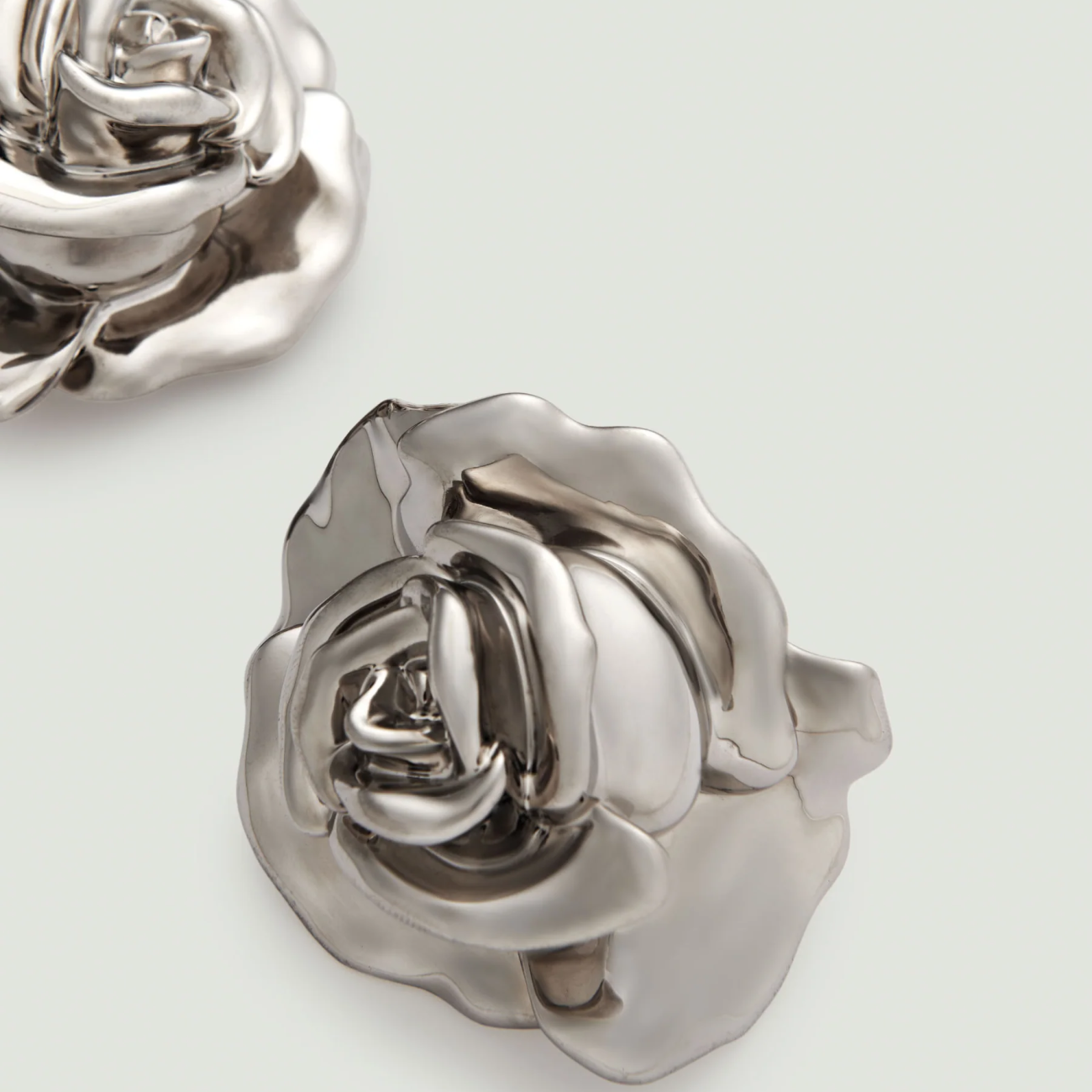 3D Rose Earrings