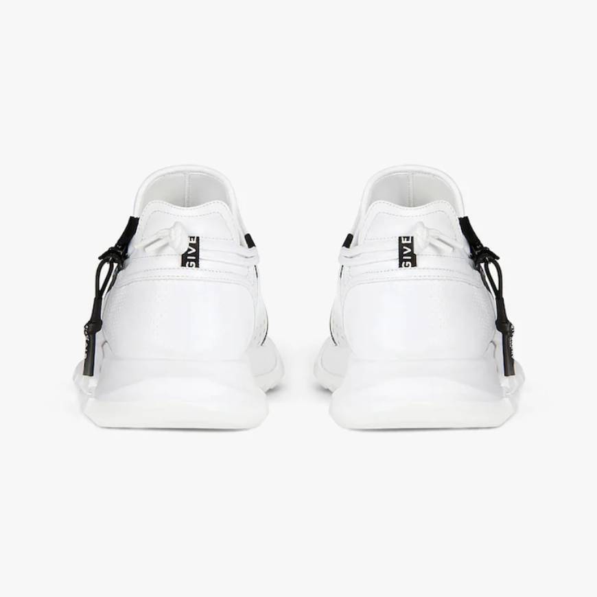 Spectre low runners sneakers in perforated leather with zip