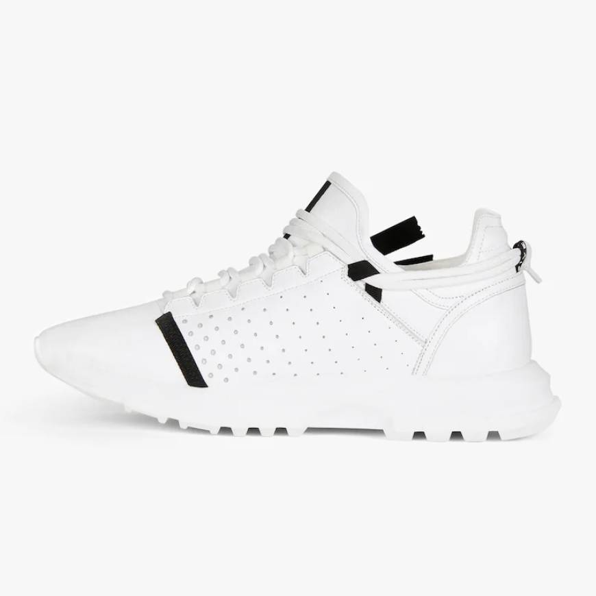 Spectre low runners sneakers in perforated leather with zip