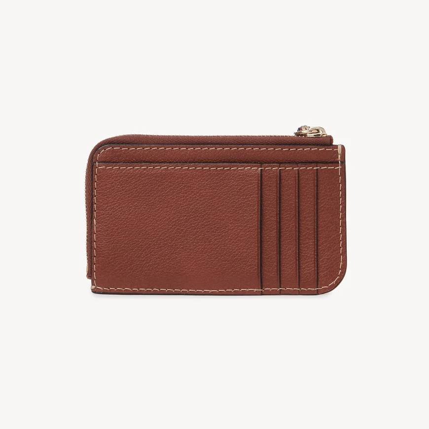 EDITH SMALL COIN PURSE SEPIA BROWN