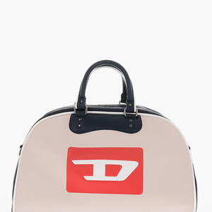 TWO-TONE FAUX LEATHER MERI DB TRAVEL BOWLER