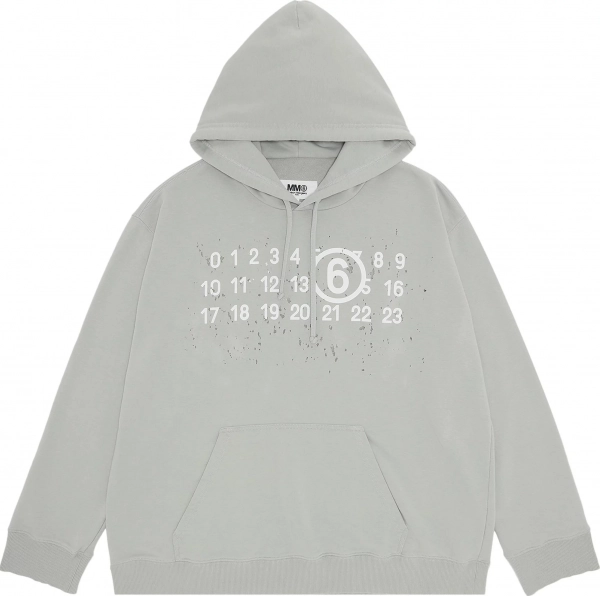 NUMBER ZOOM LOGO HOODIE