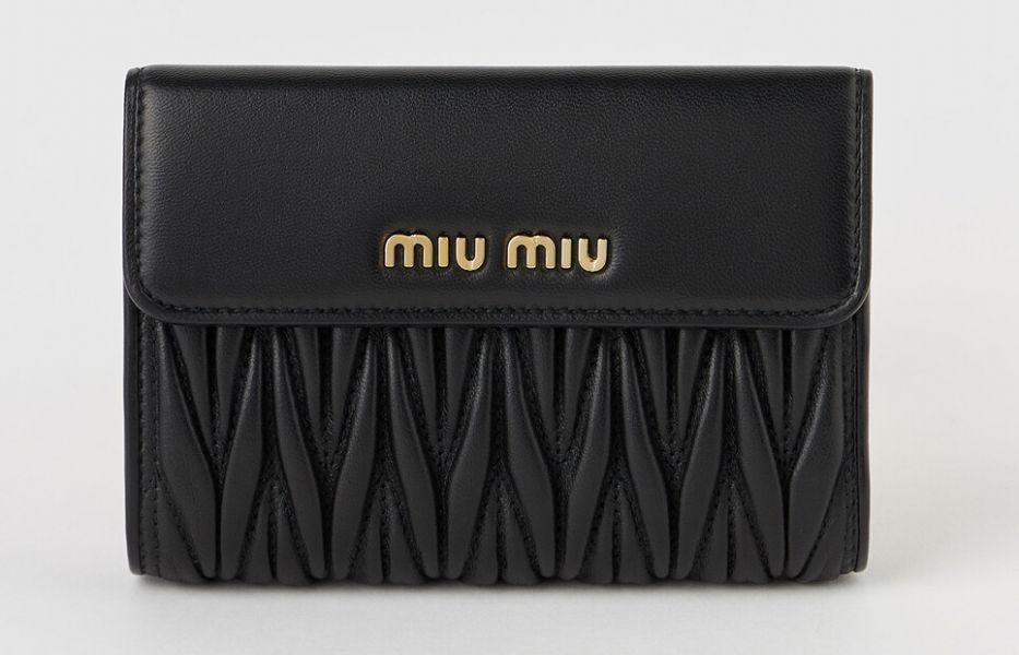 Miu Miu Small Matelasse Wallet