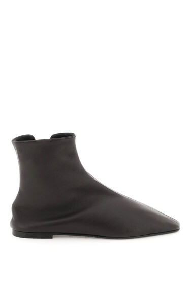 The Row Leatehr Ankle Boots