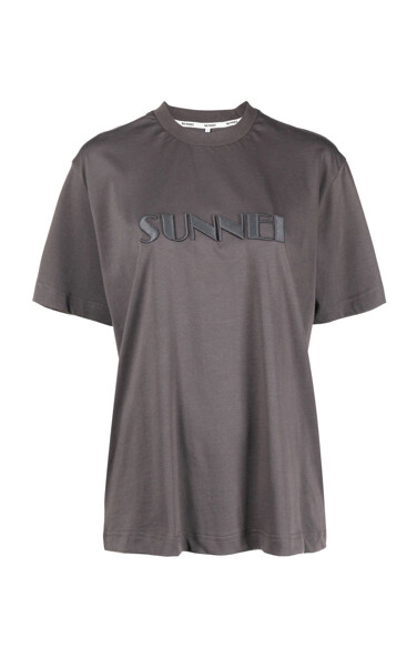 Sunnei Big Logo Embroidery T-Shirt