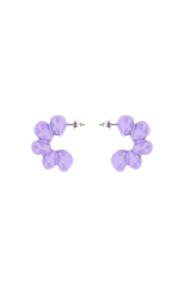 Sunnei Puffy Earrings - Purple