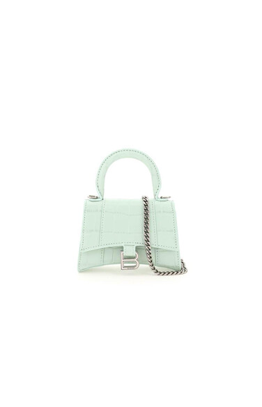 Balenciaga Hourglass Bag Light Green