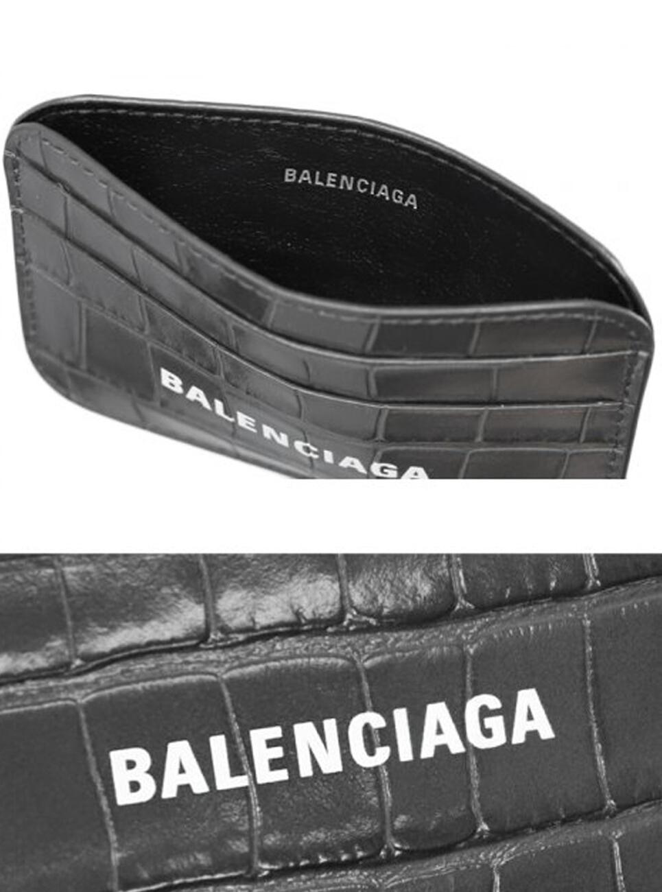Balenciaga Cash Card Holder Dark Grey
