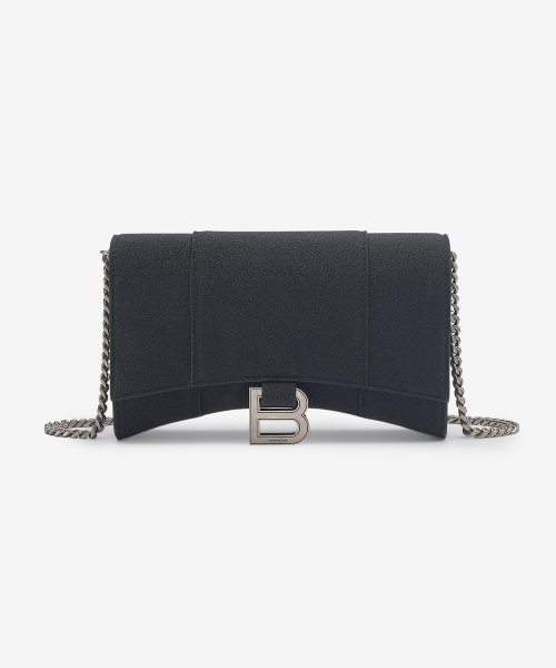 HOURGLASS GLITTER CHAIN WALLET