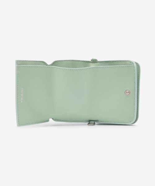 CROCO EMBOSSED CHAIN WALLET