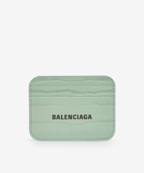 SHINY CROCO EMBOSSED CARD HOLDER