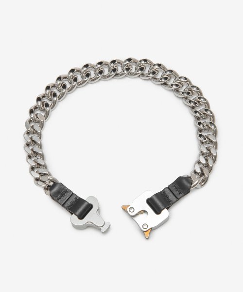 Men's Chain Buckle Necklace - Silver