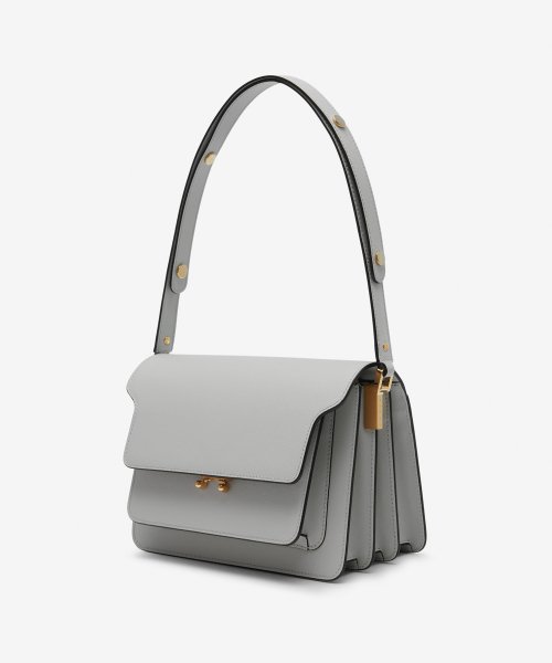 MEDIUM SAFFIANO TRUNK SHOULDER BAG