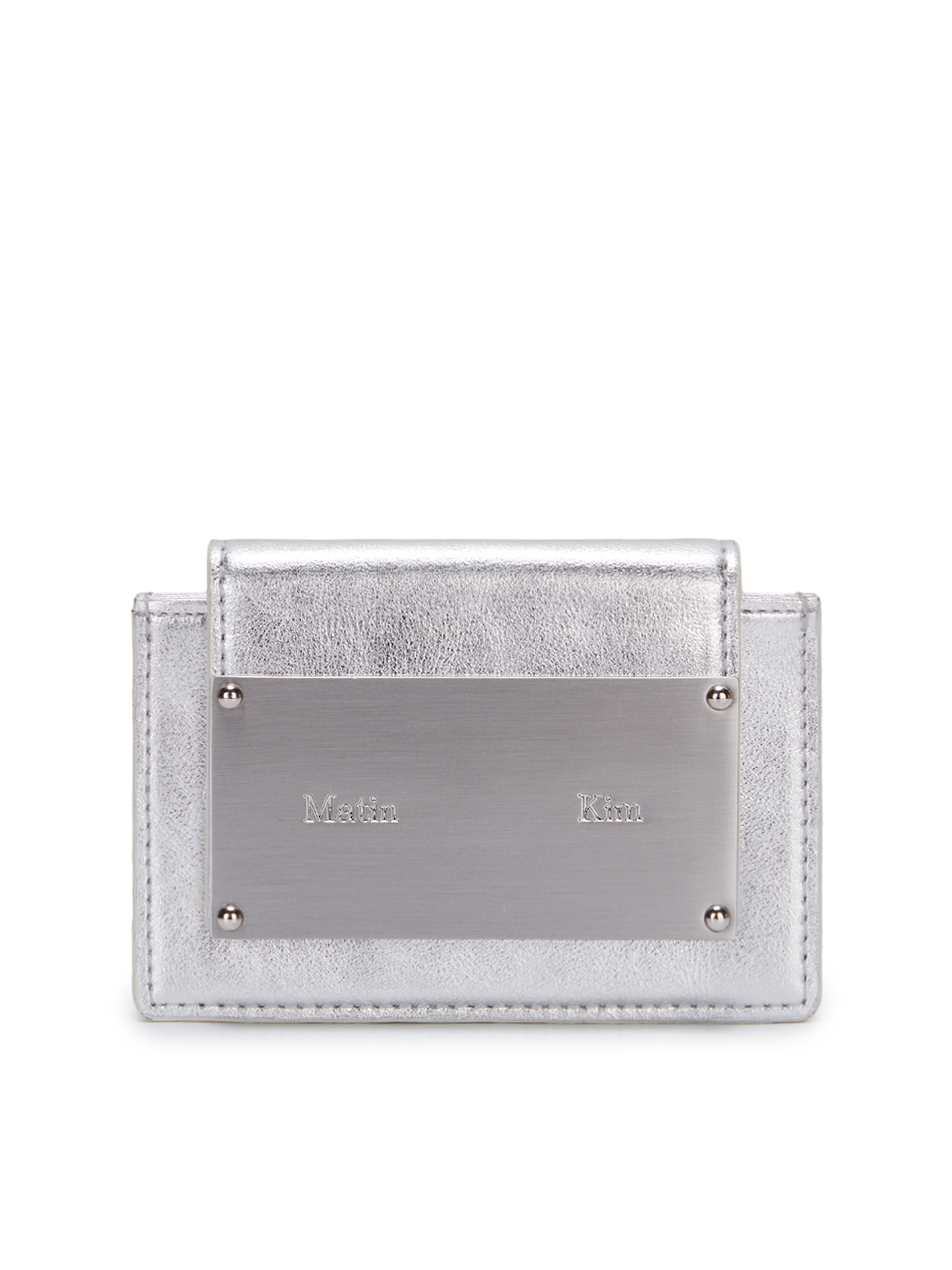  ACCORDION WALLET IN SILVER