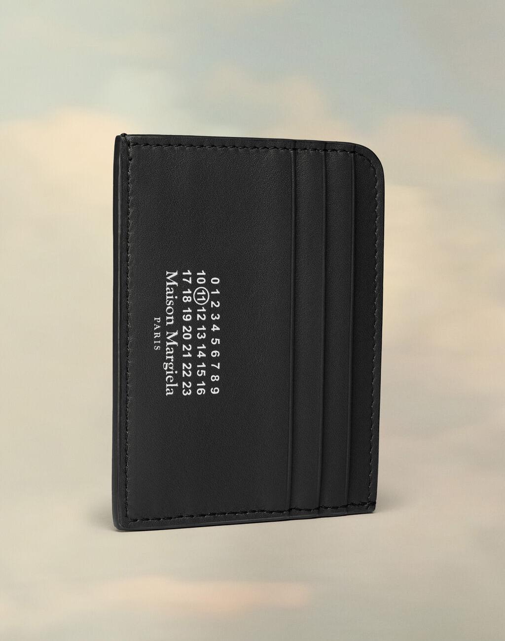 Leather card holder / Black