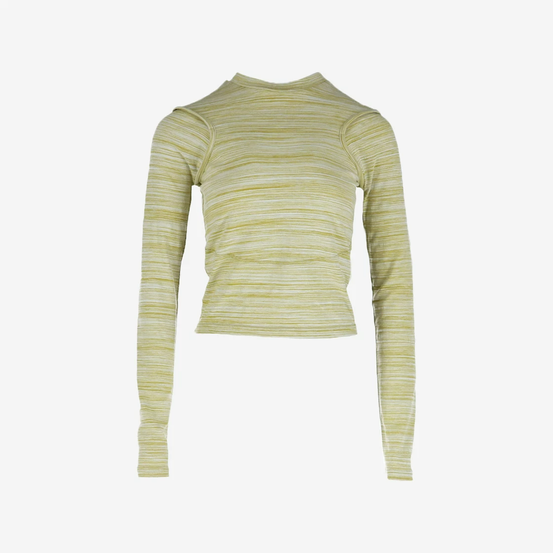 KYO Women Wavy Line T-Shirt Olive