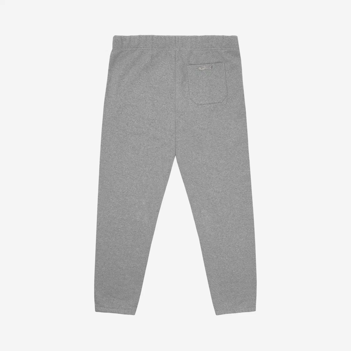 Chrome Hearts Cross Leather Patch Sweatpants Gray