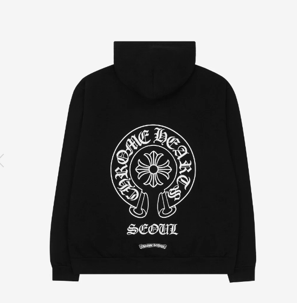 Chrome Hearts Horseshoe Hoodie Black - Korea Exclusive