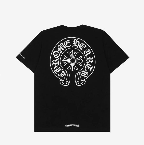 Chrome Hearts Horseshoe Logo Pocket T-Shirt Black