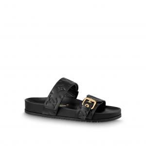 Bomb Dia flat comfort mules noir