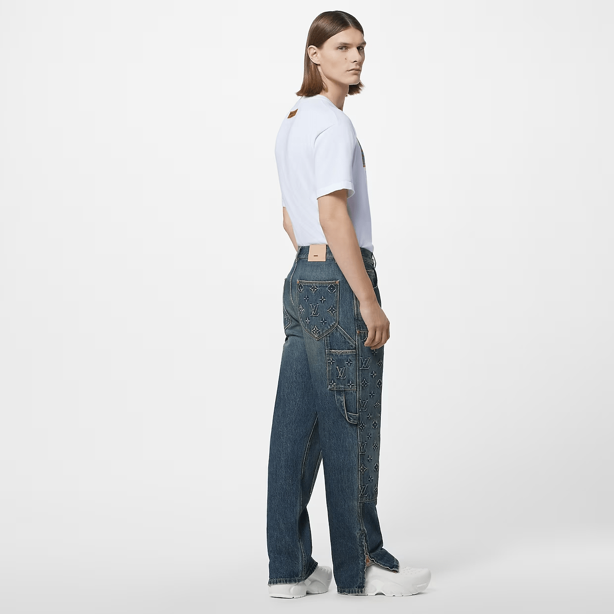 Workwear Denim Carpenter Pants