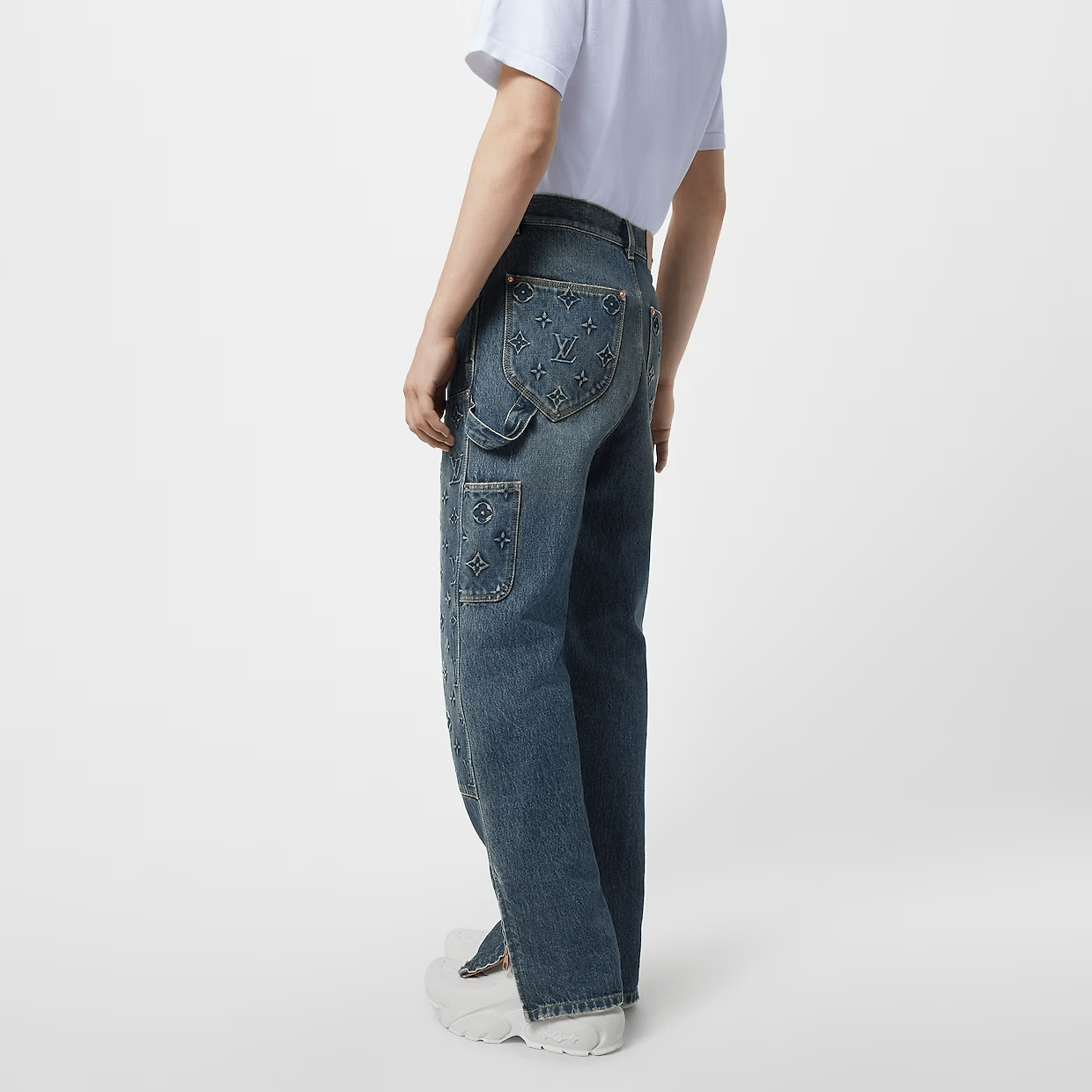 Workwear Denim Carpenter Pants