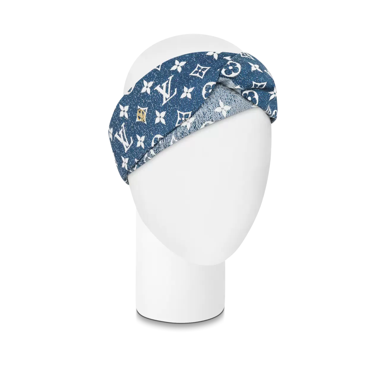 Monogram jacquard denim bandeau