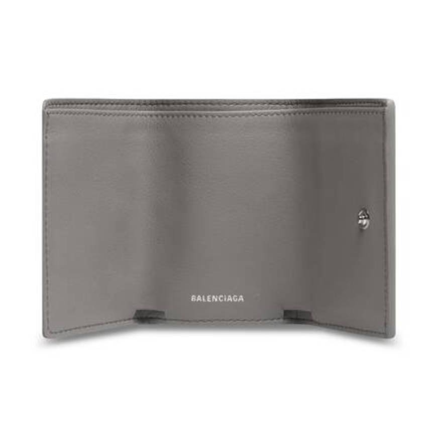 PORTEFEUILLE PAPIER MINI MODÈLE EN GRIS CLAIR