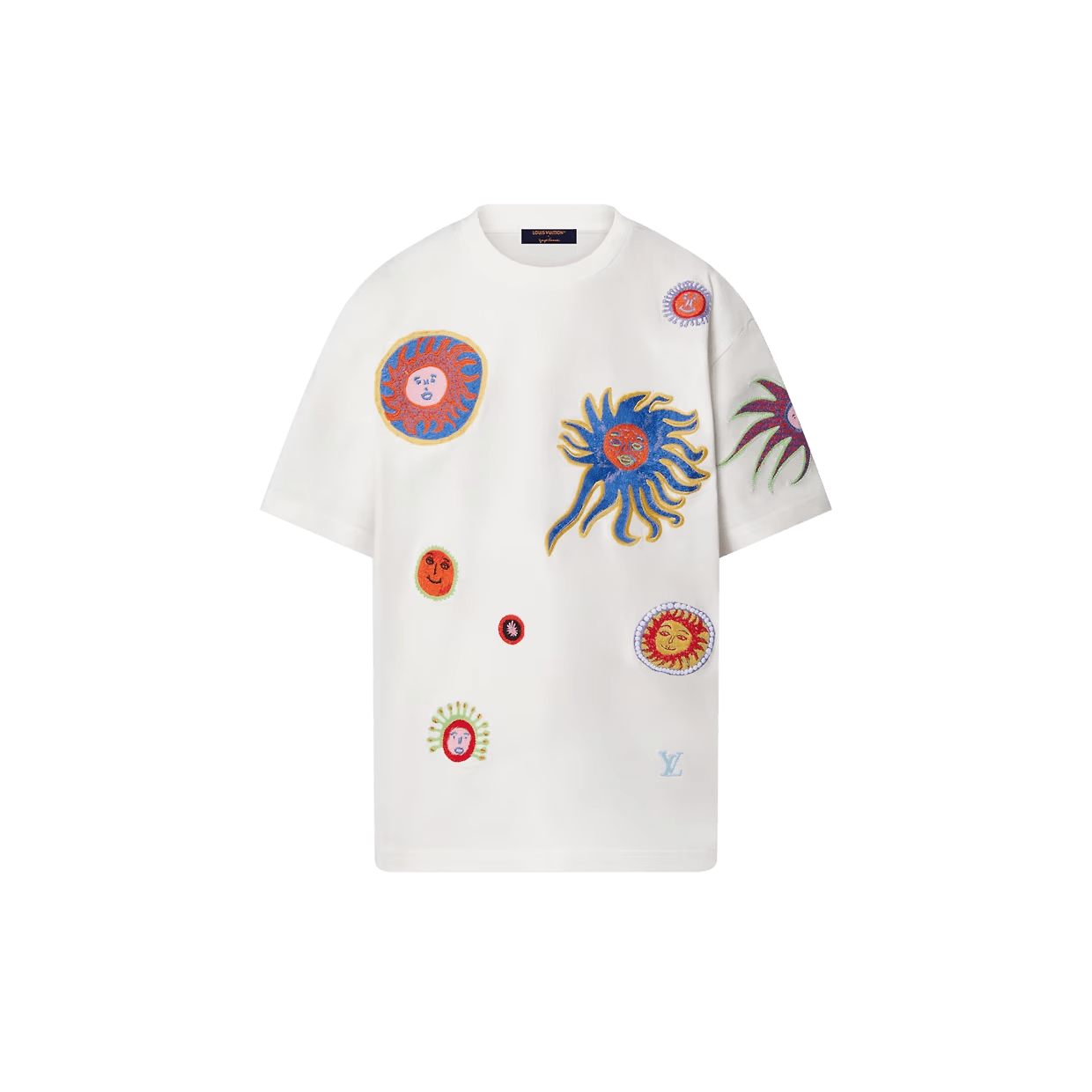 LV x YK Embroidered Face T-Shirt