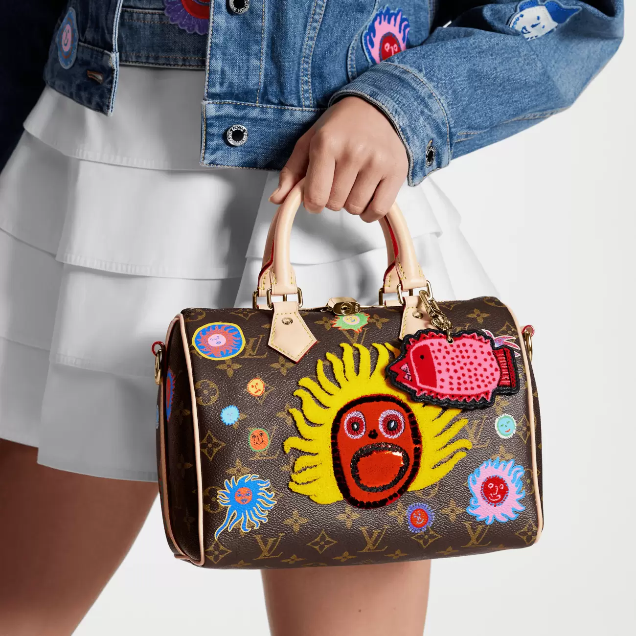 LV x YK Fish Key Ring