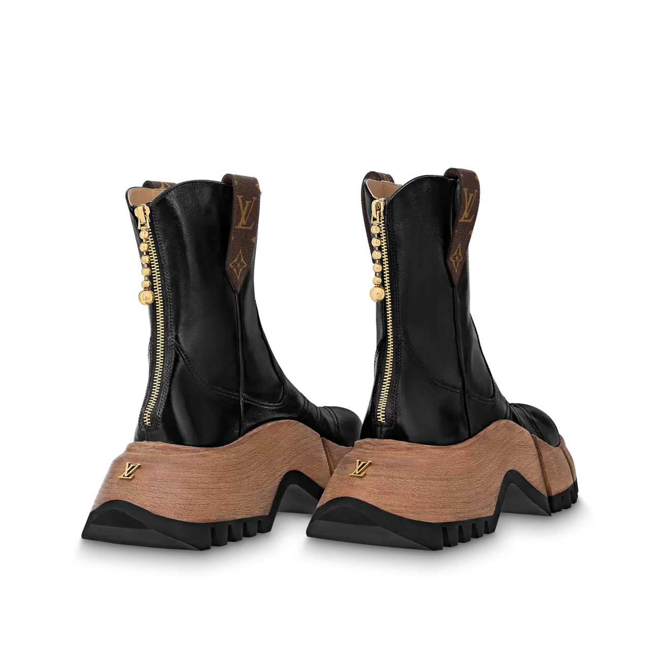 LV Zoom platform ankle boots