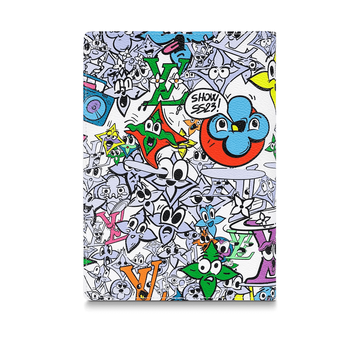 Notebook cover monogram comics