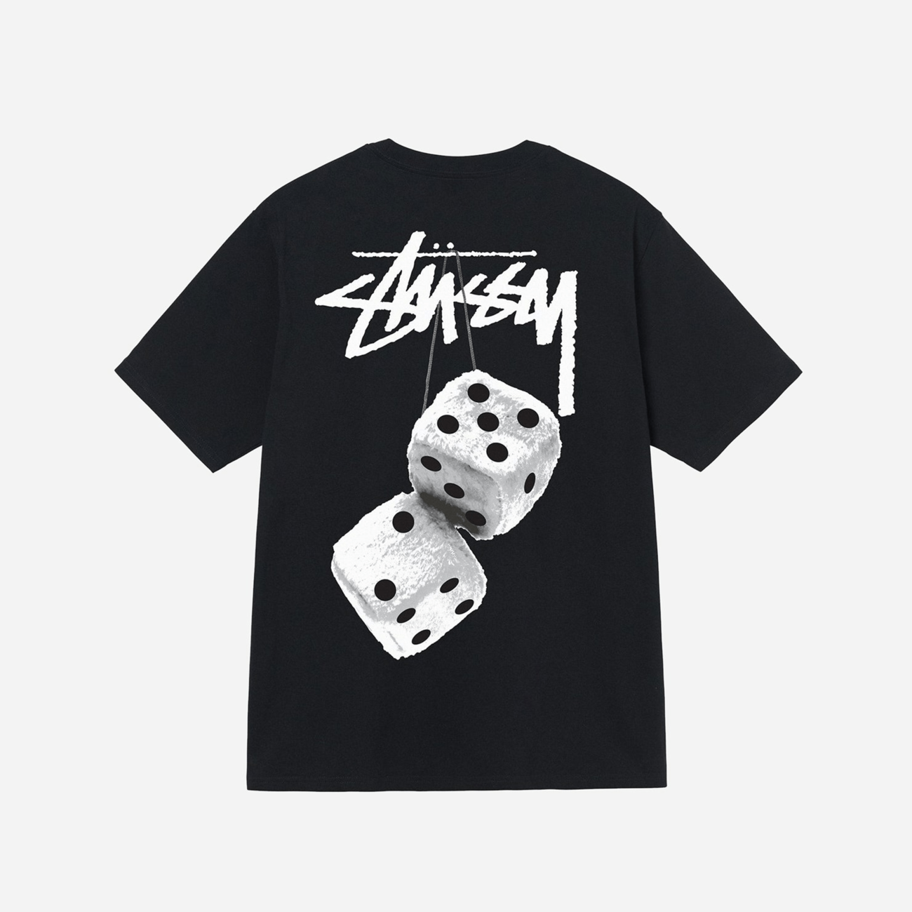 Stussy Fuzzy Dice T-Shirt Black