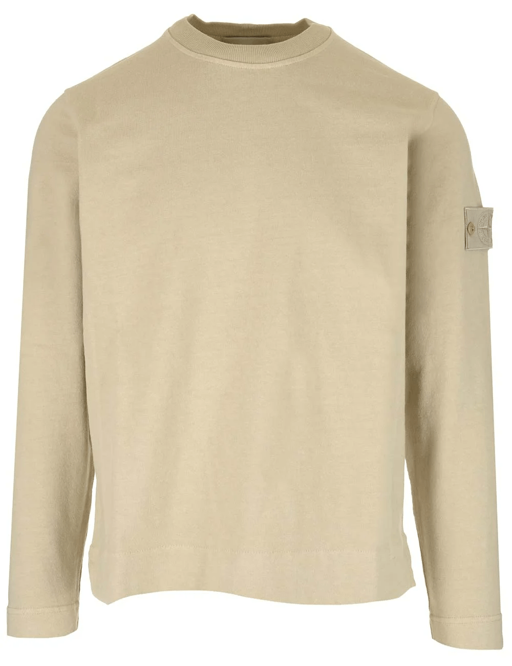 Stone Island Logo-Patch Long-Sleeved Sweatshirt