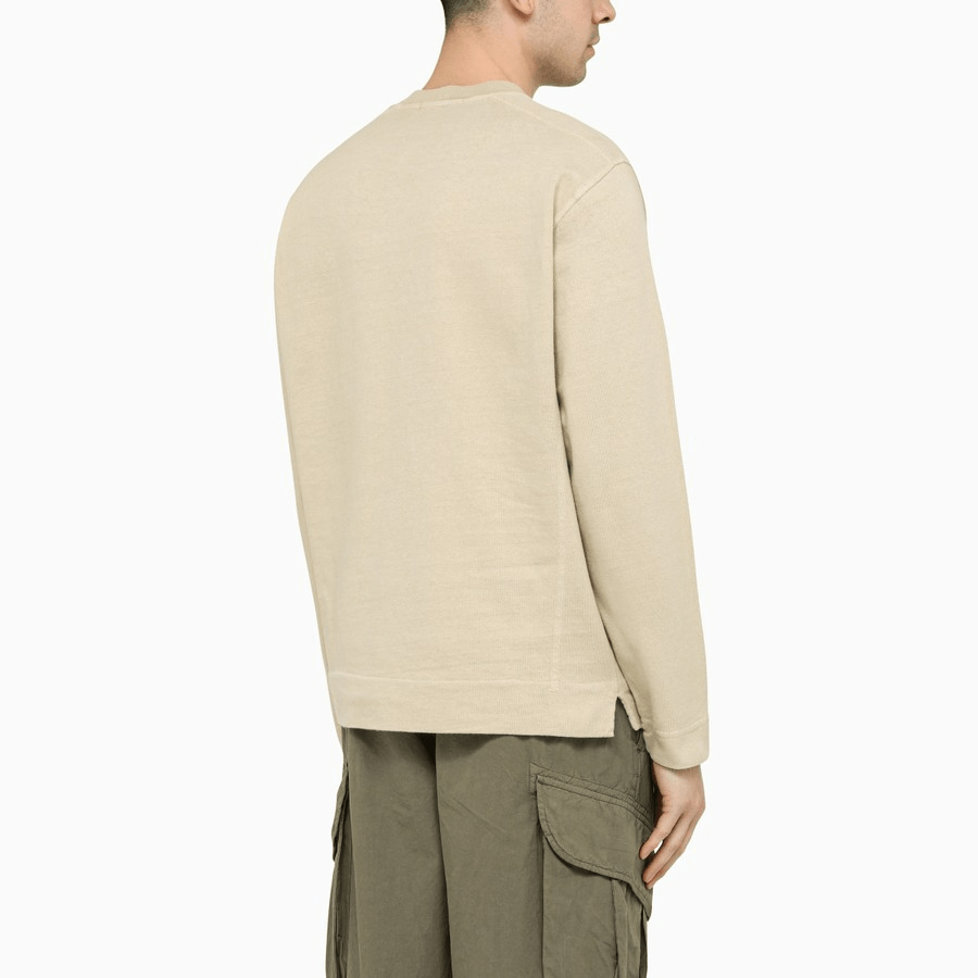 Stone Island Logo-Patch Long-Sleeved Sweatshirt