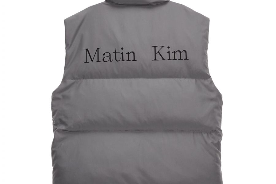 MATIN PADDING VEST JUMPER IN GRAY