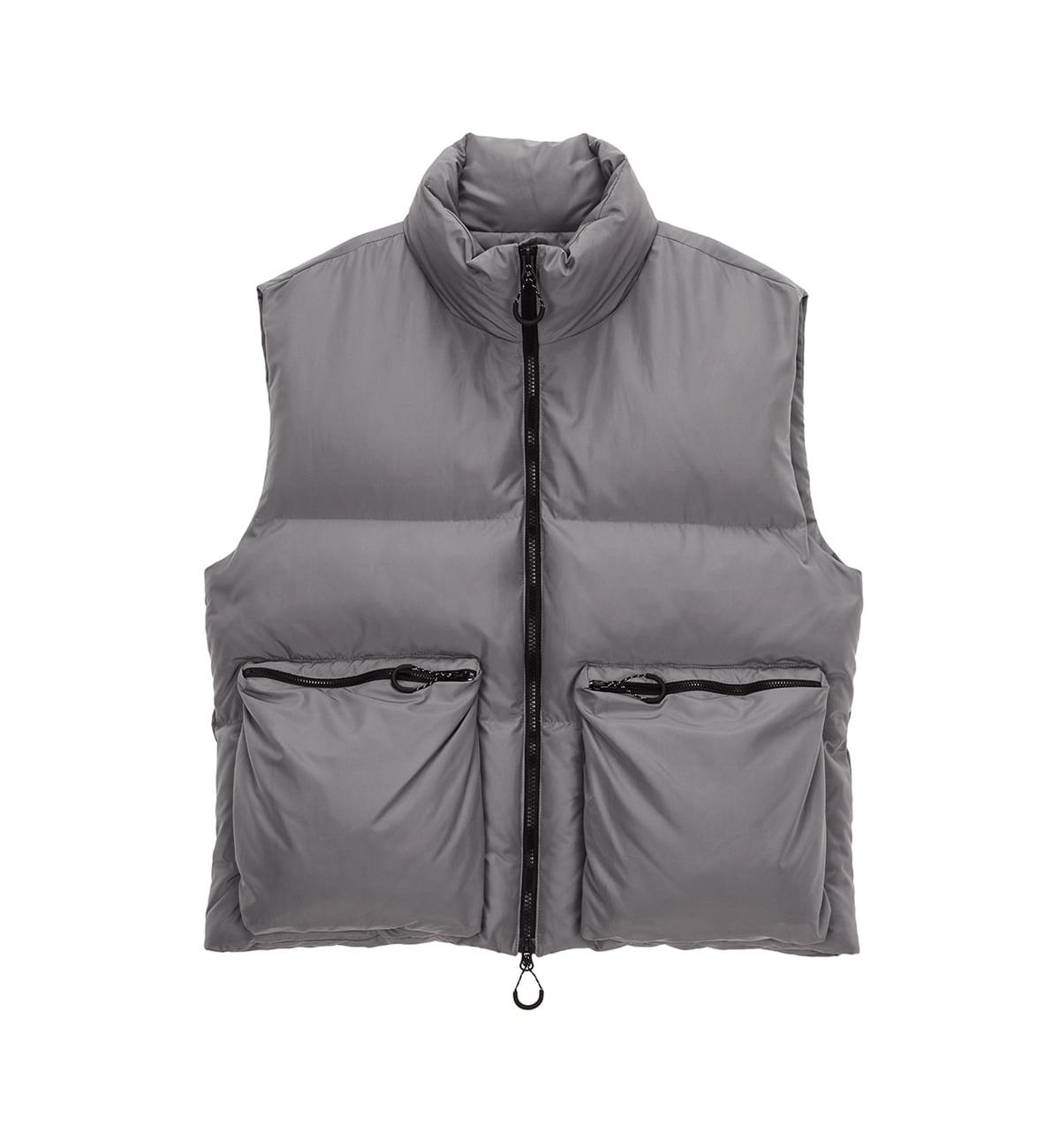 MATIN PADDING VEST JUMPER IN GRAY