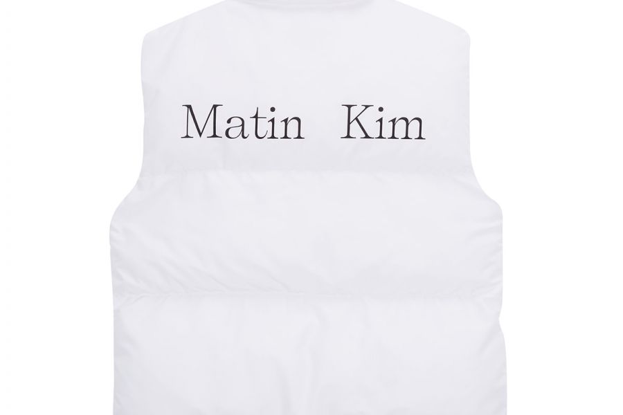  MATIN PADDING VEST JUMPER IN WHITE