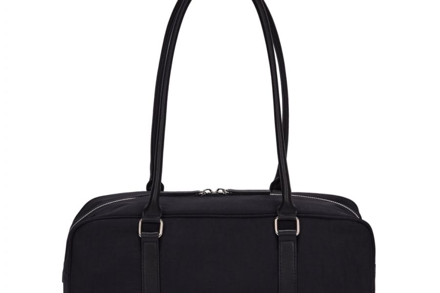 SPORTY TOTE BAG IN BLACK