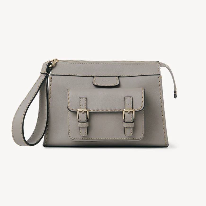 EDITH SMALL POUCH  CASHMERE GRAY