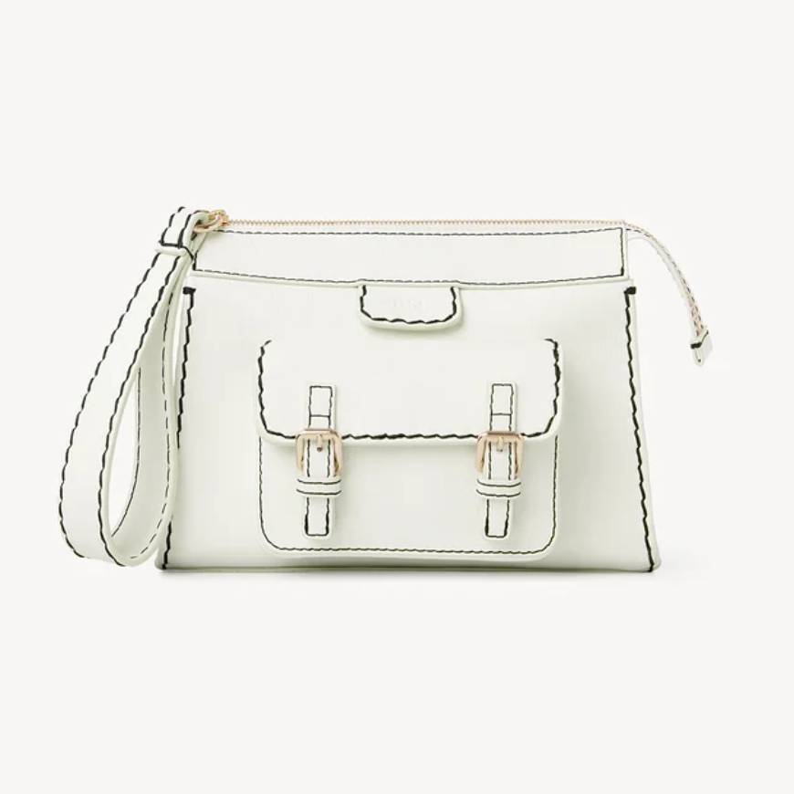 EDITH SMALL POUCH  WHITE