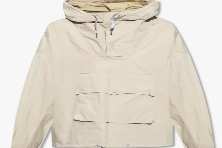 Common hooded anorak jacket