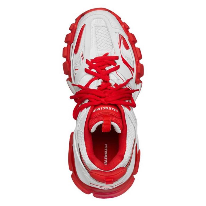 WOMEN'S TRACK TRAINERS IN RED 