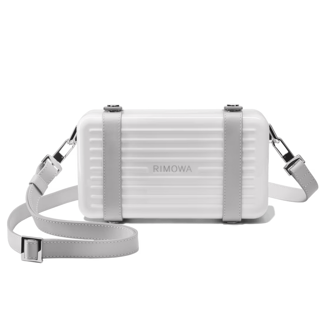 Polycarbonate Cross-Body Bag (White)