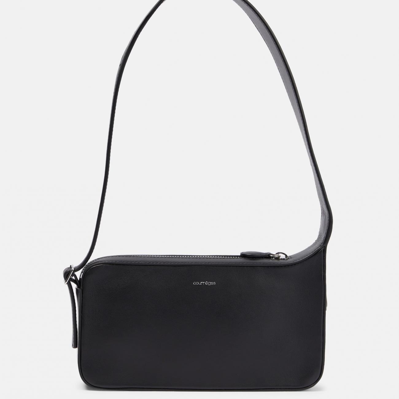 COURRÈGES Racer leather shoulder bag