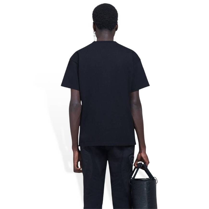 T-SHIRT FIT MEDIUM NEW COPYRIGHT POUR HOMME EN NOIR